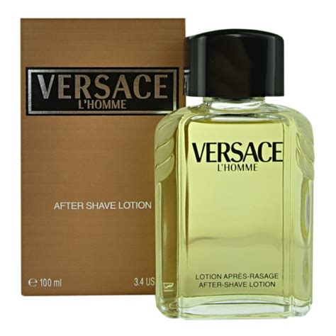 versace l homme after shave 100 ml|versace men's perfume with backpack.